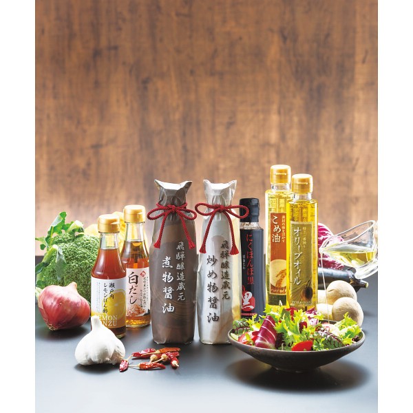 御祝.お返し,引出物,記念品は:美食ファクトリー　厳選こだわり調味料ギフト NIHｰ30R