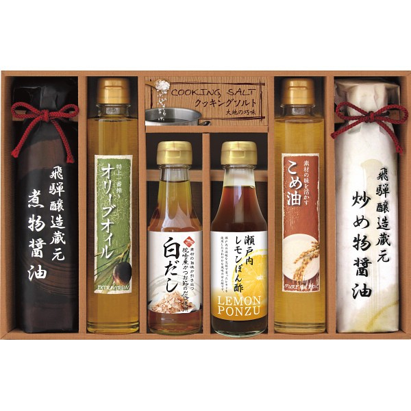 御祝.お返し,引出物,記念品は:美食ファクトリー　厳選こだわり調味料ギフト NIHｰ40R