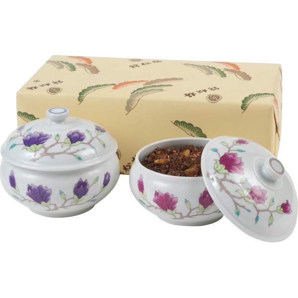 御祝.お返し,引出物,記念品は:錦松梅　有田焼容器入 P3  