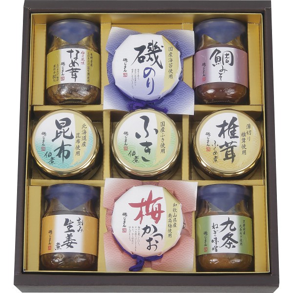 御祝.お返し,引出物,記念品は:磯じまん　ご飯のお供瓶詰セット MT-40