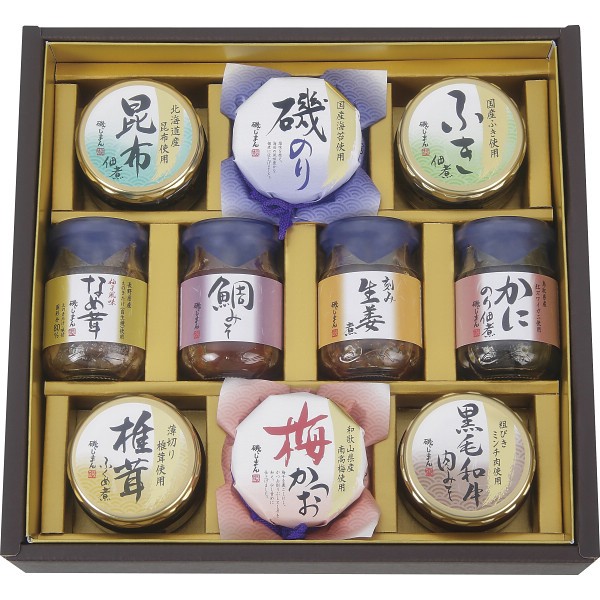 御祝.お返し,引出物,記念品は:磯じまん　ご飯のお供瓶詰セット MT-50