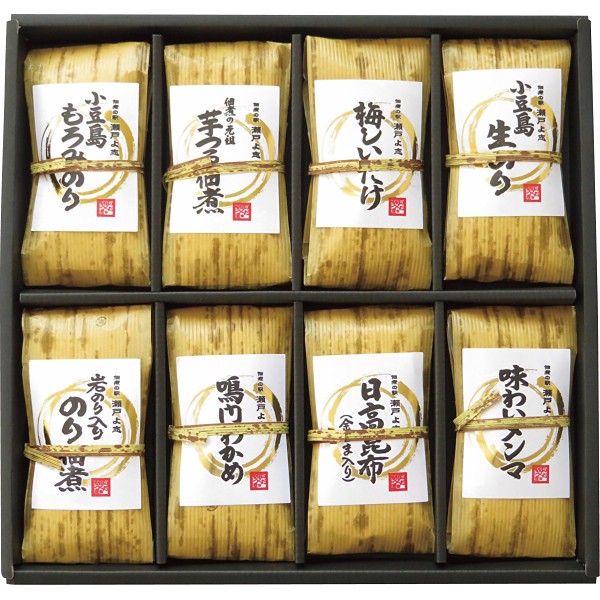 御祝.お返し,引出物,記念品は:安田の佃煮　小豆島佃煮御膳 J-33S