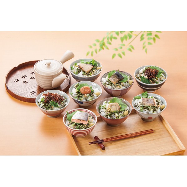 御祝.お返し,引出物,記念品は:なつれ　国産素材だし茶漬け詰合せ 45968