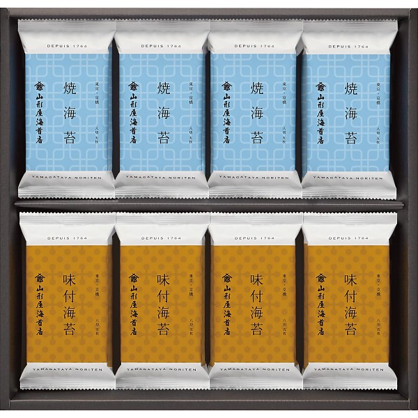 御祝.お返し,引出物,記念品は:山形屋海苔店　海苔詰合せ J-16P