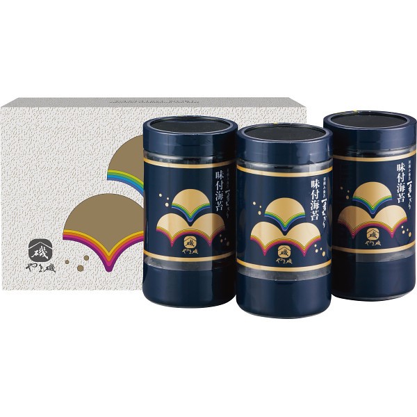 御祝.お返し,引出物,記念品は:やま磯　初摘み味付海苔ギフト YA3本詰