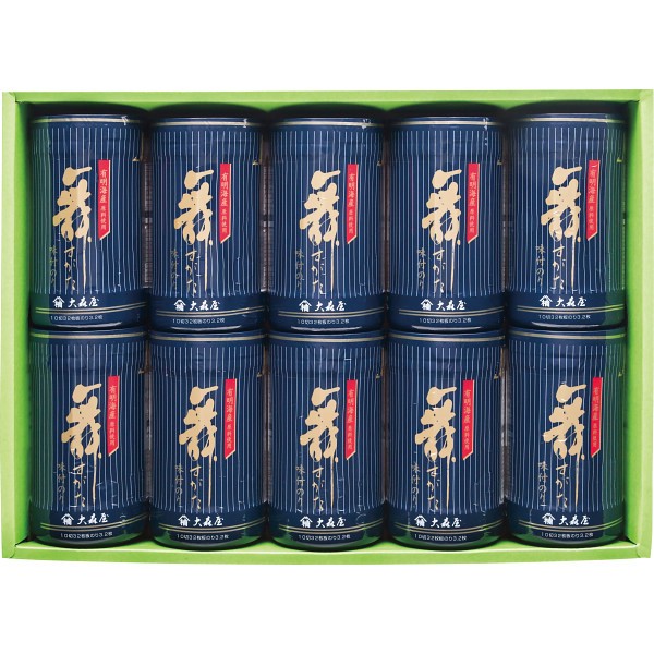 御祝.お返し,引出物,記念品は:大森屋　舞すがた味付のり卓上詰合せ NAｰ50G