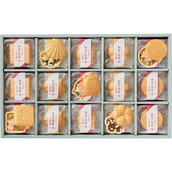 御祝.お返し,引出物,記念品は:極和膳　加賀の福籠　お吸い物・お茶漬け最中詰合せ KK-50