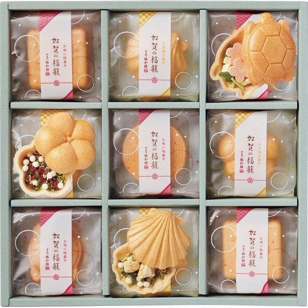 御祝.お返し,引出物,記念品は:極和膳　加賀の福籠　お吸い物・お茶漬け最中詰合せ KK-30