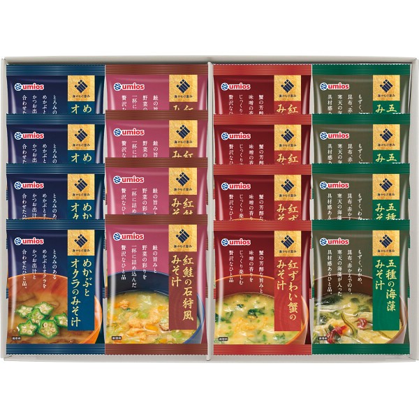 御祝.お返し,引出物,記念品は:Ｕｍｉｏｓ（ウミオス）　海からの恵み　海鮮フリーズドライ詰合せ UFD-3