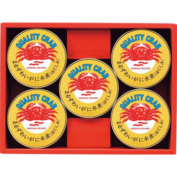 御祝.お返し,引出物,記念品は:まるずわいがに缶詰詰合せ MZ-4A