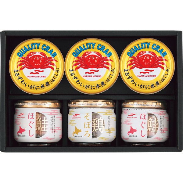 御祝.お返し,引出物,記念品は:かに缶詰・瓶詰詰合せ MB-3