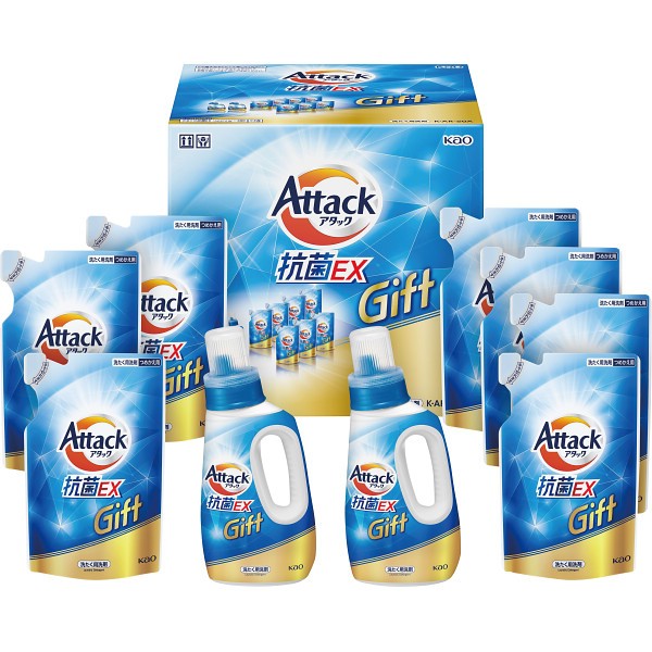 御祝.お返し,引出物,記念品は:花王　アタック抗菌ＥＸギフト K･AR-50A