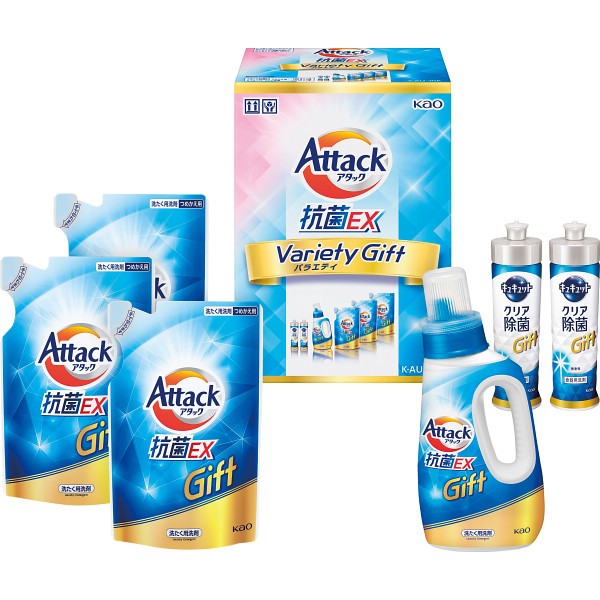 御祝.お返し,引出物,記念品は:花王　アタック抗菌ＥＸバラエティギフト K･AU-30A