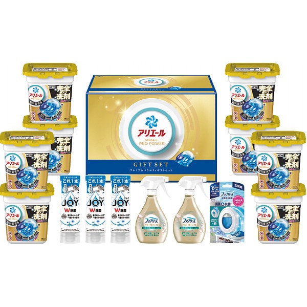 御祝.お返し,引出物,記念品は:Ｐ＆Ｇ　アリエールジェルボール　プレミアムバラエティギフトセット PGPV-100EB