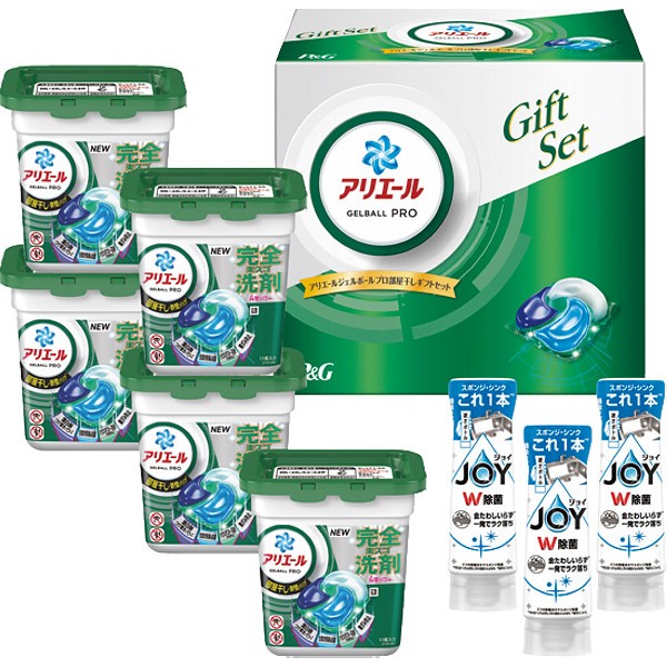 御祝.お返し,引出物,記念品は:Ｐ＆Ｇ　アリエールジェルボールプロ部屋干しギフトセット PGJH-50E