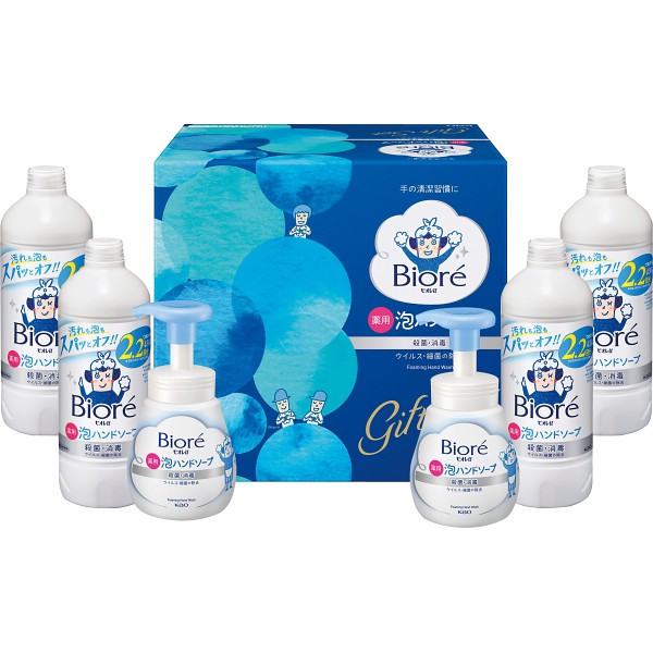 御祝.お返し,引出物,記念品は:花王　ビオレｕ　泡ハンドソープギフト K･BH-30
