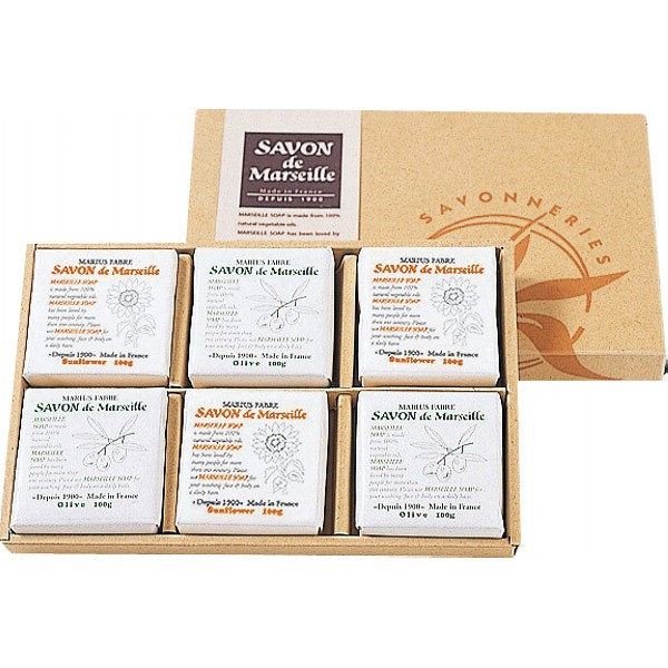 御祝.お返し,引出物,記念品は:サボンドマルセイユ　マルセイユ無香料ギフトセット　６個入 1782432