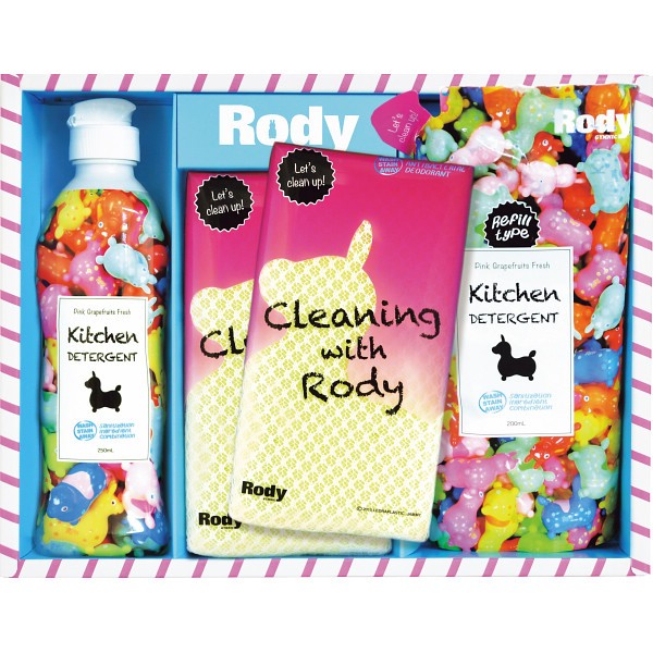 御祝.お返し,引出物,記念品は:ロディ　キッチン洗剤詰合せギフト R-10YZ