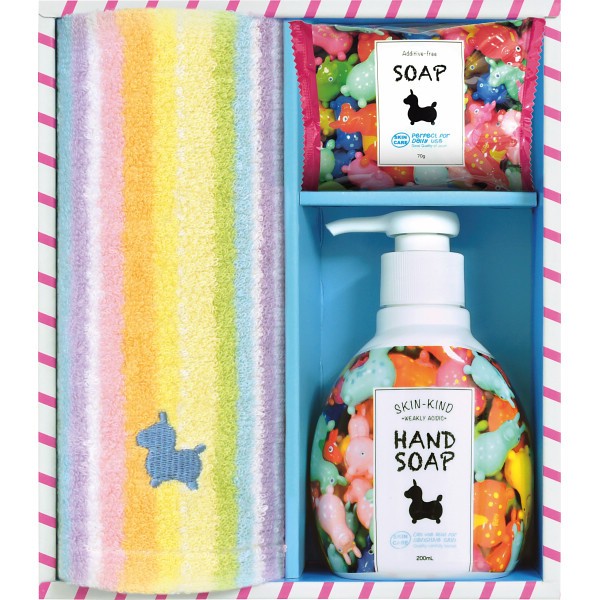 御祝.お返し,引出物,記念品は:ロディ　ハンドソープ＆タオルセット R-10F2