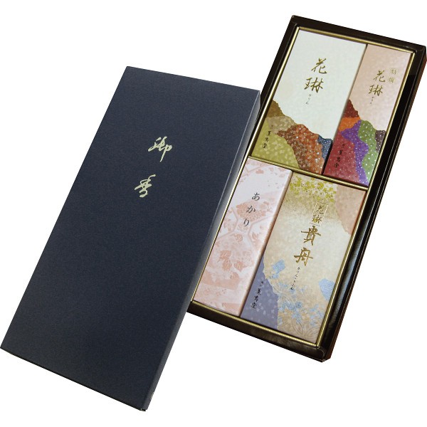 御祝.お返し,引出物,記念品は:薫寿堂　特撰花琳　アソート二種香 1275163
