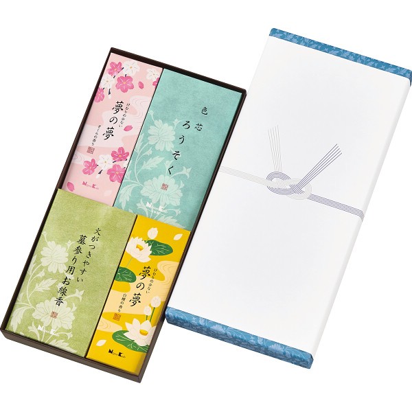 御祝.お返し,引出物,記念品は:日本香堂　御香セット１０００（包装済） 66701