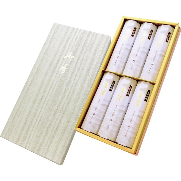 御祝.お返し,引出物,記念品は:薫寿堂　香雲　短寸６入 5005