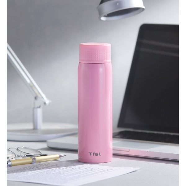 御祝.お返し,引出物,記念品は:ティファール　ステンレスマグボトルクリーンマグ（５００ｍｌ） プティローズ K23616