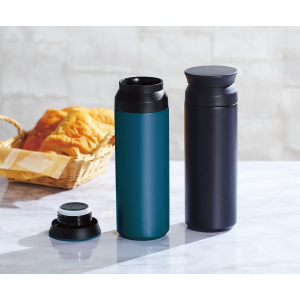 御祝.お返し,引出物,記念品は:真空ステンレスボトル（４３０ｍｌ） ブルー ST430BL