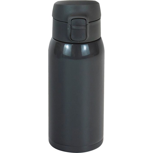 御祝.お返し,引出物,記念品は:モテコ　ワンタッチ栓マグボトル（３５０ｍｌ） ブラック RH-1819