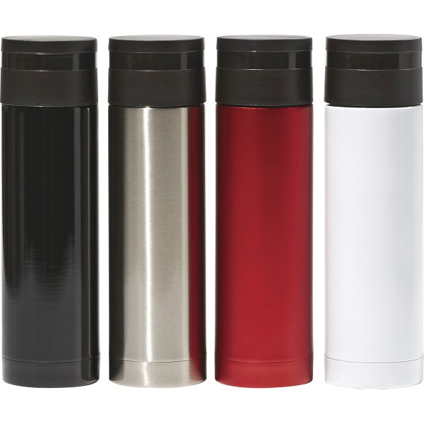 御祝.お返し,引出物,記念品は:真空スリムマグボトル（３００ｍｌ） ブラック・レッド・シルバー・ホワイト JM-726