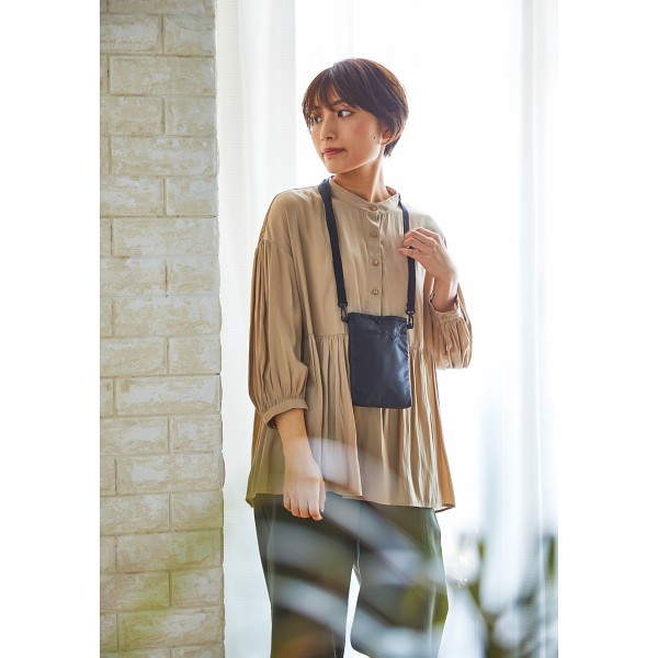 御祝.お返し,引出物,記念品は:テントクロス　撥水マルチショルダー ブラック 0056-01