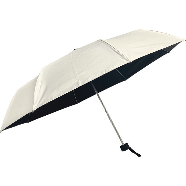 御祝.お返し,引出物,記念品は:遮光軽量　晴雨兼用　耐風（５５ｃｍ）折畳み傘 アイボリー 90240270