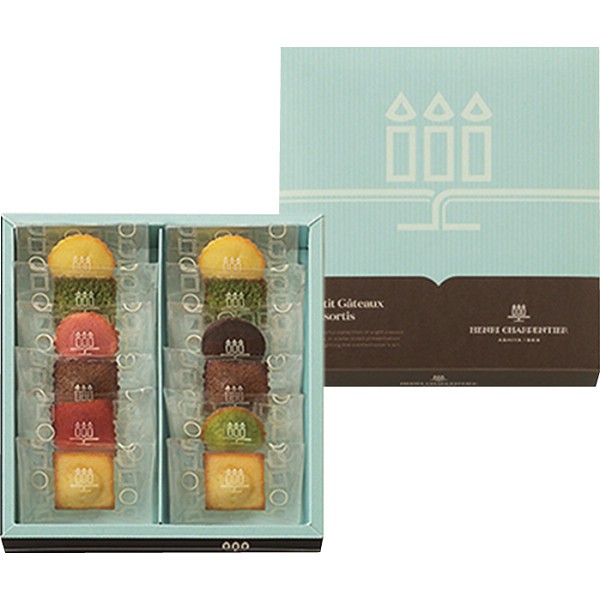 御祝.お返し,引出物,記念品は:アンリ・シャルパンティエ　プティ・ガトー・アソルティ（１２個） HPG-10N2