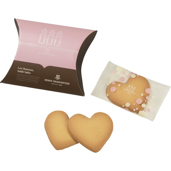 御祝.お返し,引出物,記念品は:アンリ・シャルパンティエ　しあわせサブレ（３枚） HSH-3N4