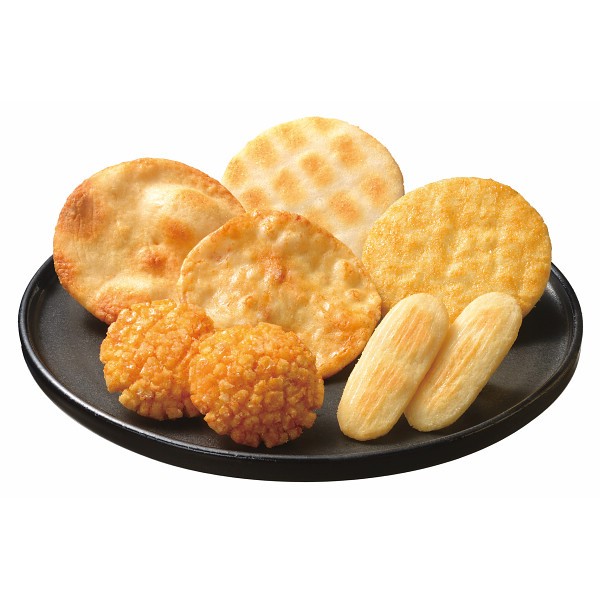 御祝.お返し,引出物,記念品は:亀田のバラエティおせんべい箱