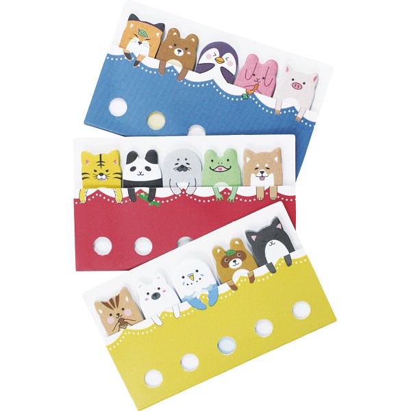 御祝.お返し,引出物,記念品は:アニマル付箋 S3301