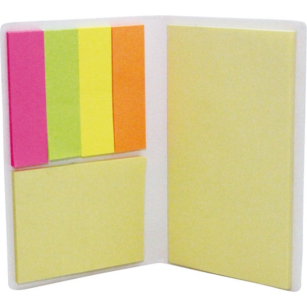 御祝.お返し,引出物,記念品は:ＮＥＷブック型付箋メモ（白） S3077