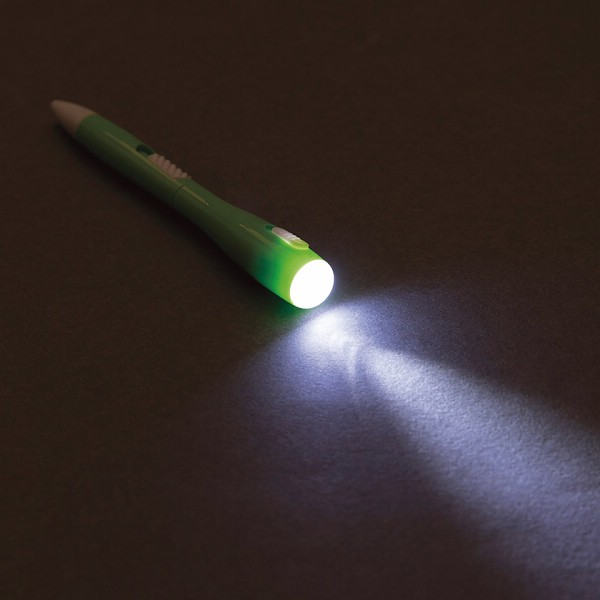 御祝.お返し,引出物,記念品は:２ｉｎ１ライト＆ボールペン P2809