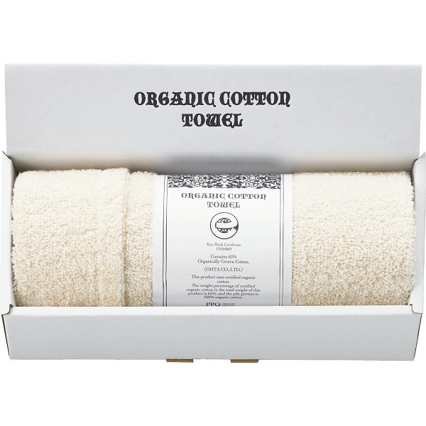 御祝.お返し,引出物,記念品は:オーガニックコットン　フェイスタオル OGE10060