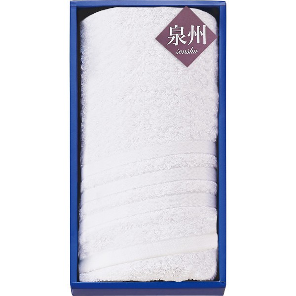 御祝.お返し,引出物,記念品は:泉州　白フェイスタオル ITS34050