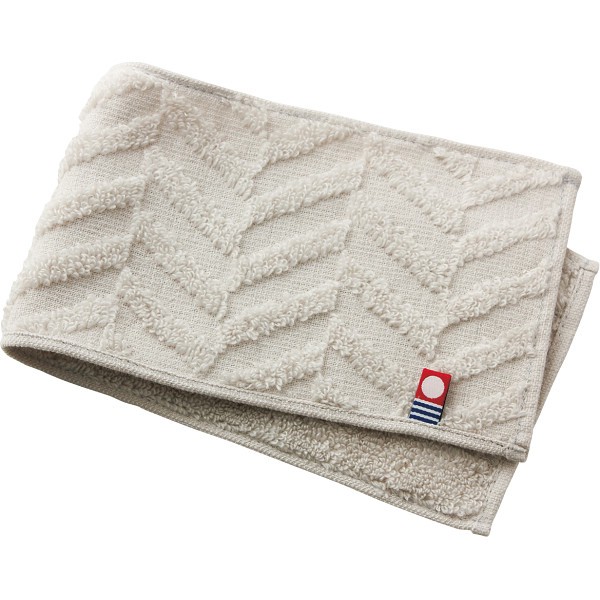 御祝.お返し,引出物,記念品は:超無撚糸　やわらかくて干しやすいハンカチ１００ｍｍ ミストグレー 76005