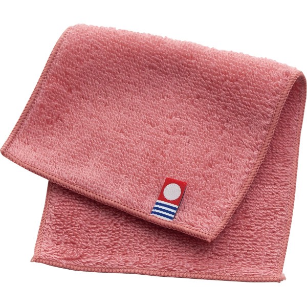 御祝.お返し,引出物,記念品は:サステナブル今治ハーフハンカチ ローズレッド 64810