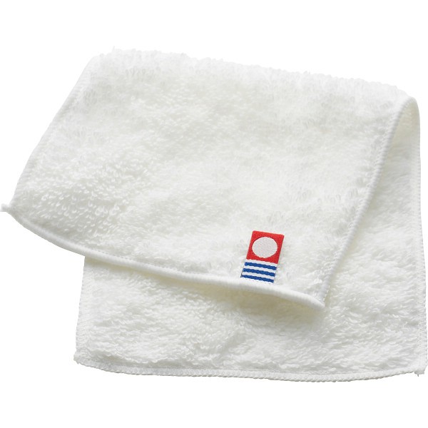 御祝.お返し,引出物,記念品は:サステナブル今治ハーフハンカチ ホワイト 64809