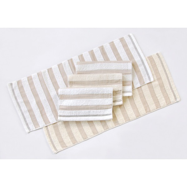 御祝.お返し,引出物,記念品は:泉州オーガニック�U　フェイスタオル ベージュ