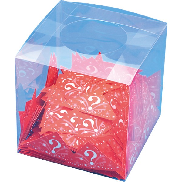 御祝.お返し,引出物,記念品は:クリア抽選箱（透明）