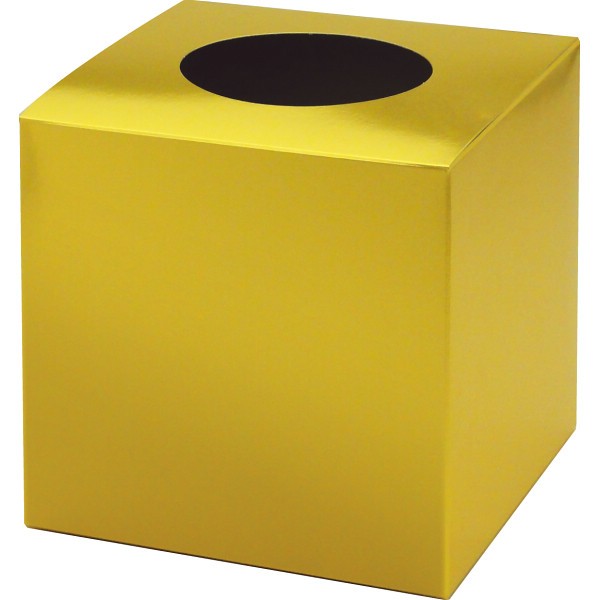 御祝.お返し,引出物,記念品は:抽選箱（小） 金色