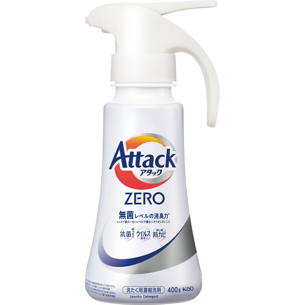 御祝.お返し,引出物,記念品は:花王　アタックＺＥＲＯ　ワンハンドタイプ本体（４００ｇ）