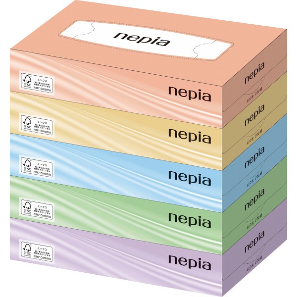 御祝.お返し,引出物,記念品は:ネピア　ティシュ２００Ｗ（５箱パック）