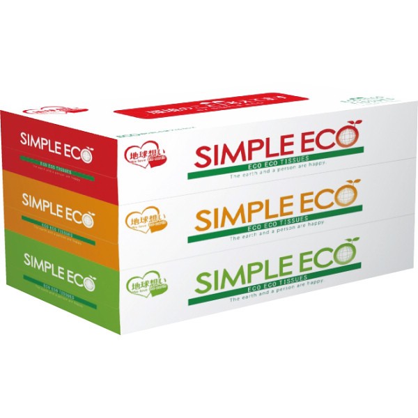 御祝.お返し,引出物,記念品は:シンプルエコＢＯＸティッシュ１００Ｗ（３箱）