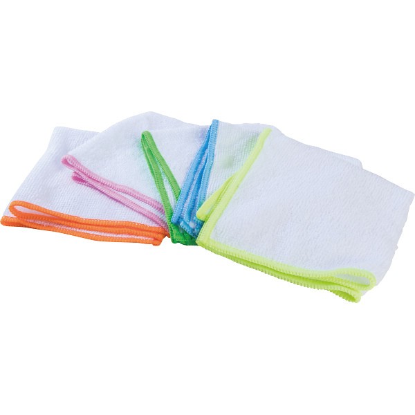 御祝.お返し,引出物,記念品は:マイクロファイバーふきん１Ｐ ５色アソート SC1803B